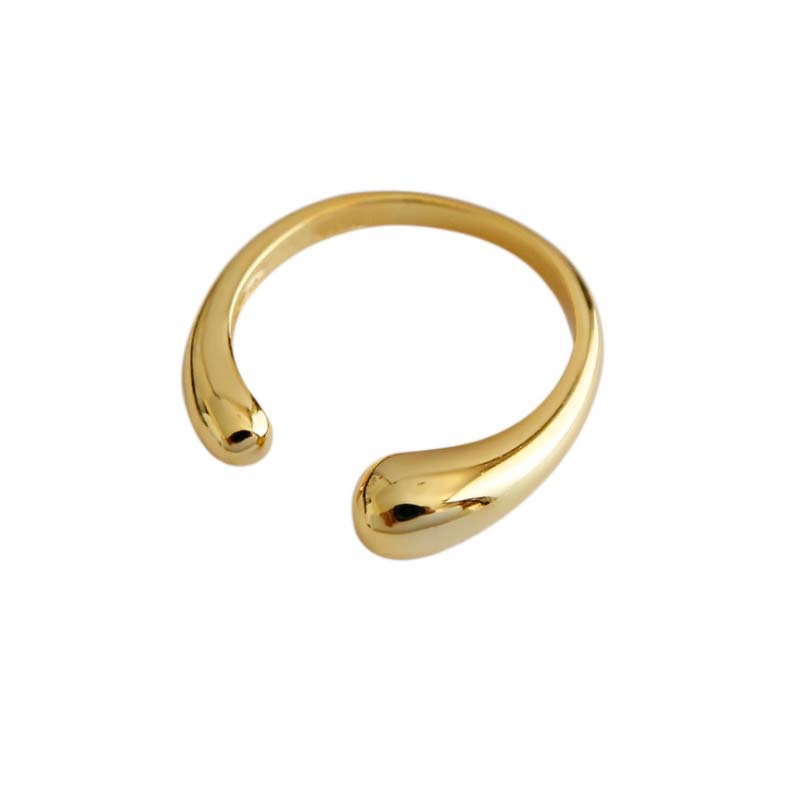 Geometric Square Adjustable Opening Rings