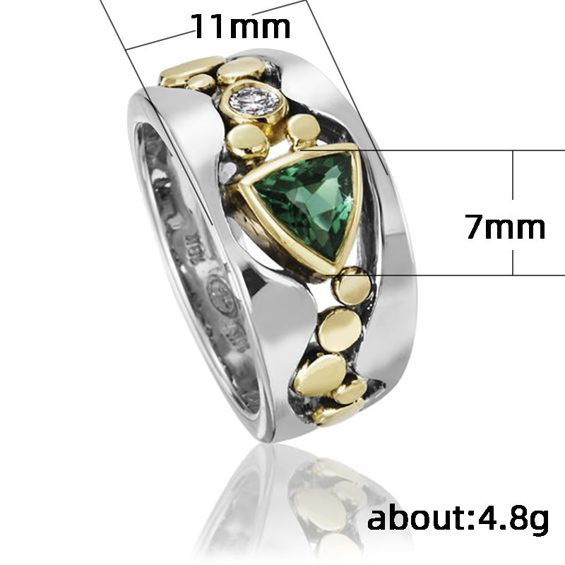 Two Tone Silver Rings