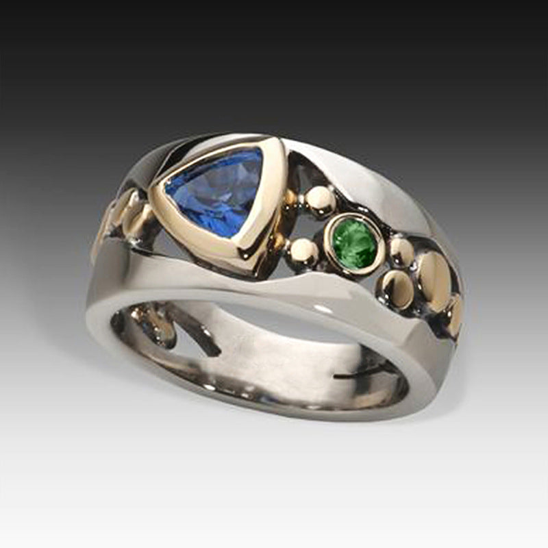 Two Tone Silver Rings