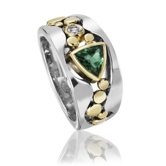 Two Tone Silver Rings