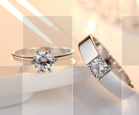 Crystal CZ Stone Rings