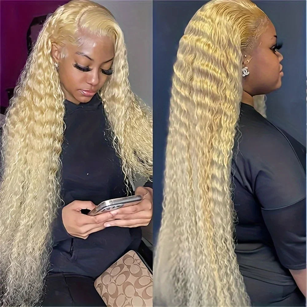 Hd Lace Frontal Blonde Human Hair Wigs