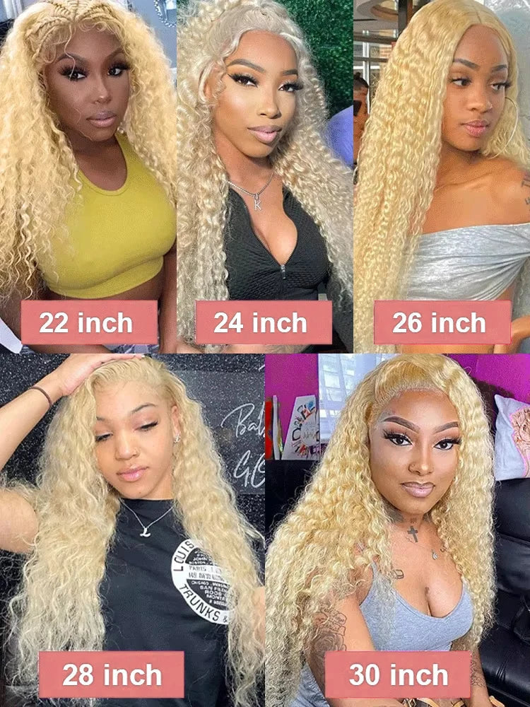 Deep Loose Wave Transparent Curly Wigs